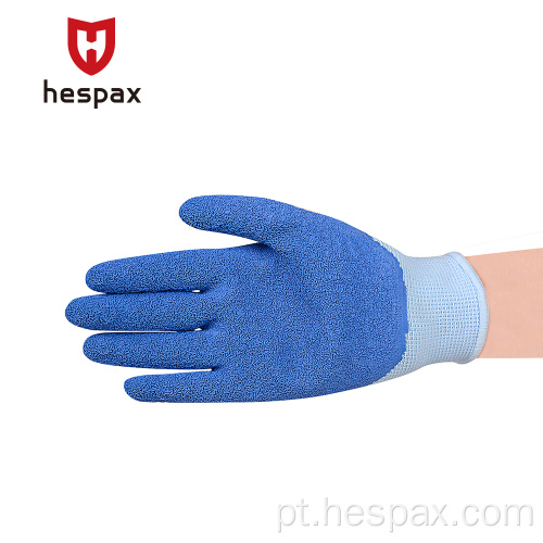 Hespax Kids Latex Latex Gardening Gardening Luva Proteção